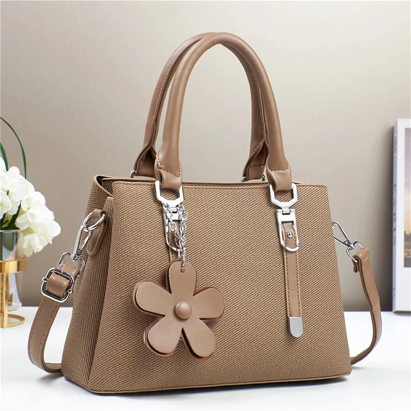 Factory Fashion High Luxury Crossbody Bag | Handmade Large Capacity Women’s Shoulder Bag | Premium PU Leather Designer Tote | Minimalist Fashion Commuter Purse (Model 21462) Luxegan