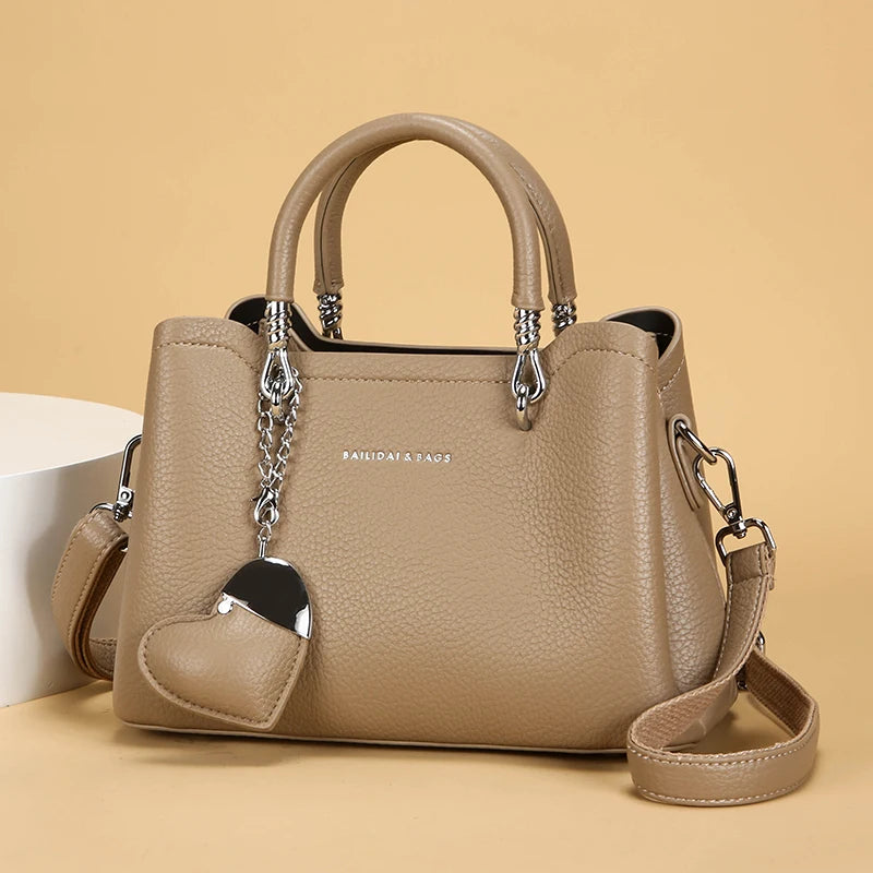 High-Quality Fashionable Women’s Handbag | Lightweight PU Leather Shoulder Bag | Luxurious Designer Ladies Crossbody | Versatile All-Season Fashion Purse with ZIP Closure Luxegan