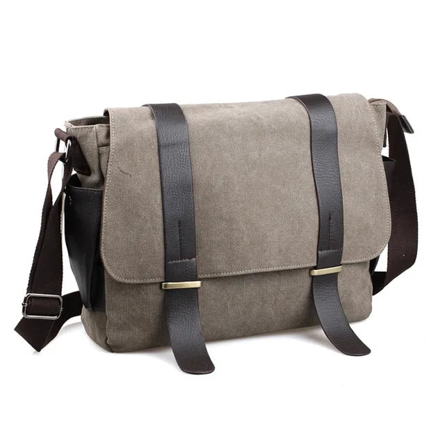Diagonal Travel Bags Casual Messenger Bags (Bolso) | Men Bag Canvas School Bag | Fashion Crossbody Bags for Men Luxegan