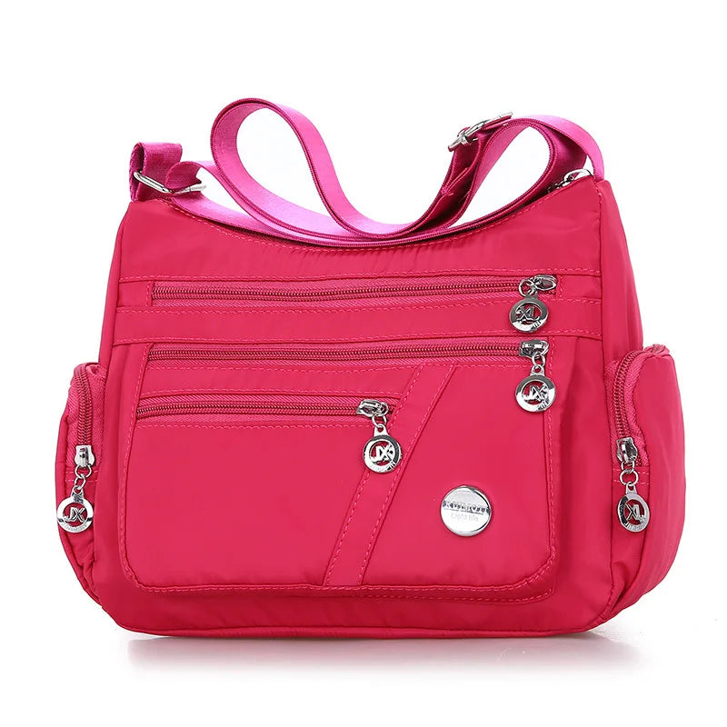 Waterproof Nylon Oxford Crossbody Bag | Large Capacity Handbag Luxegan