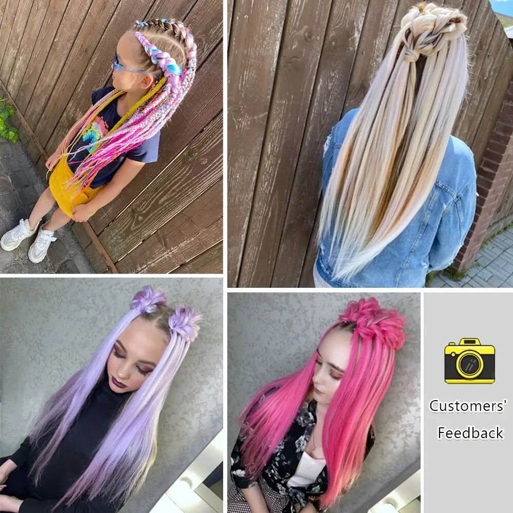26-Inch Pre-Stretched Kanekalon Braiding Hair – 75g | 104 Colors | Jumbo Twist Braid - view 4