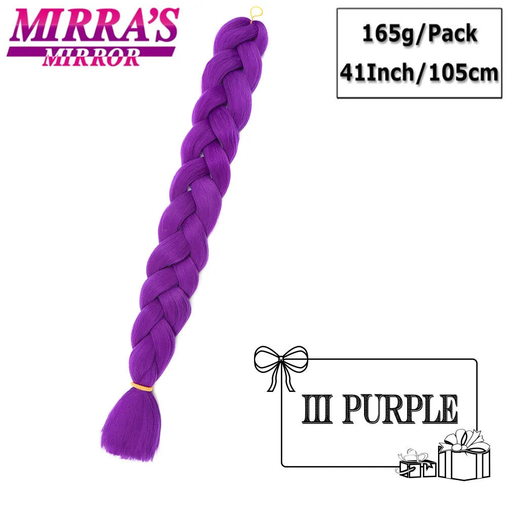 Super Jumbo Braiding Hair Extensions – 41 Inch (105cm) | 165g/Pack | 44 Colors | High-Temp - view 41