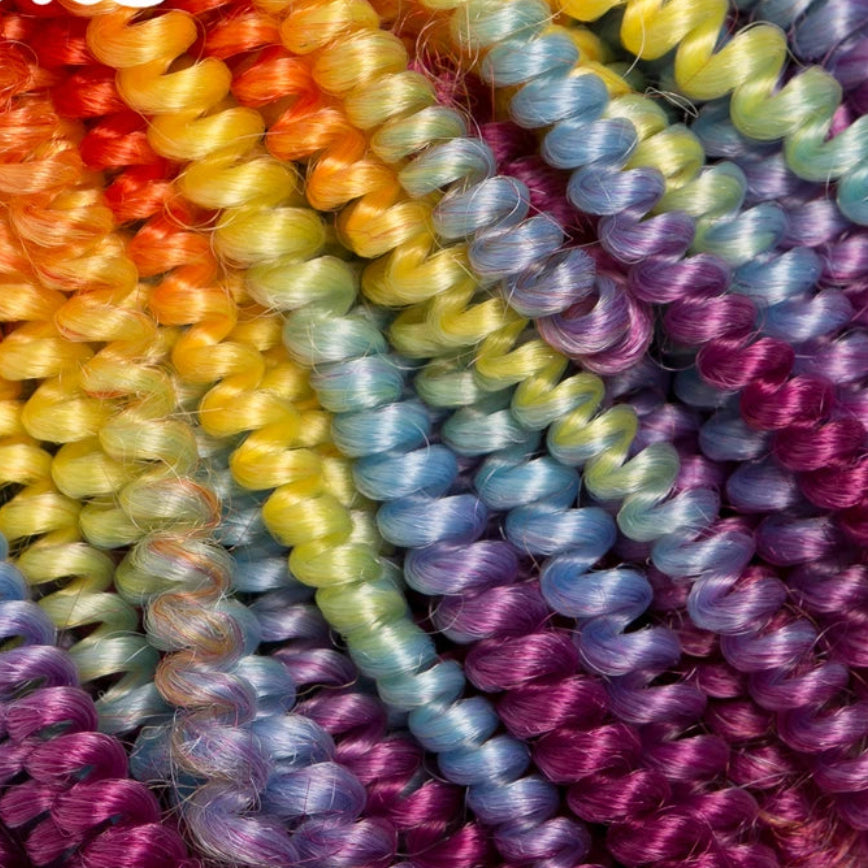 Spring Twist Crochet Braiding Hair 8 Inch – Ombre Synthetic Braid Extensions 30 Strands/Pack (26 - view 2