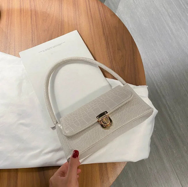 Trendy Velvet Women's Crossbody Bag | Simple Solid Color Bucket Handbag | Fashionable Cover Closure Shoulder Purse | Waterproof Travel & Daily Life Tote (Model B-2) Luxegan
