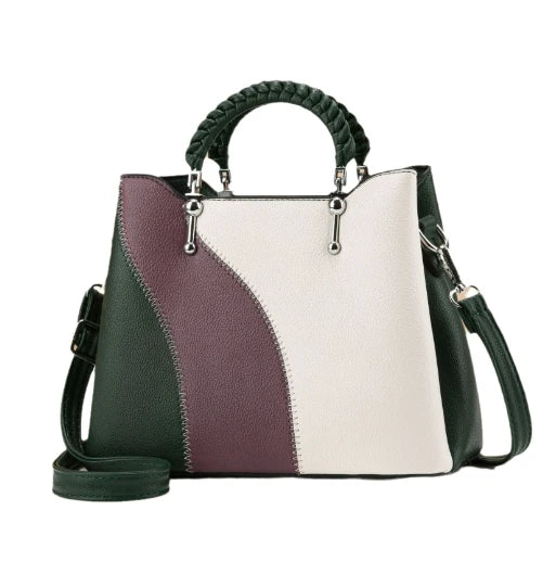 New Trendy Large Capacity Handbag | Versatile Single Shoulder & Crossbody Bag for Women | Premium PU Leather Daily Messenger Bag | Fashionable Class & Work Tote (Model BTL-18379-SLQ) Luxegan