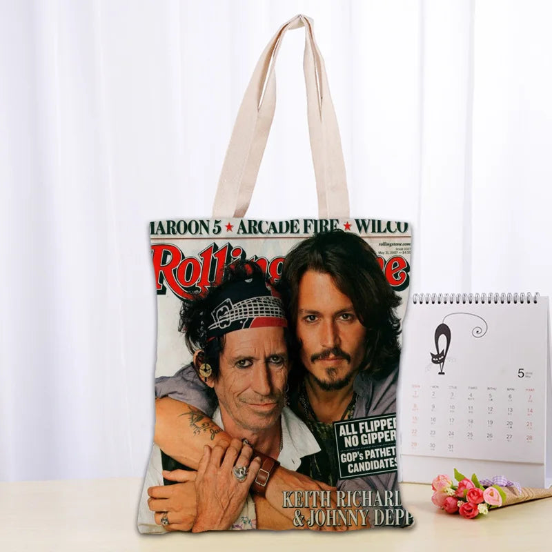 Cotton Canvas Cartoon Tote Bag | Soft Eco-Friendly Foldable Shopper Luxegan