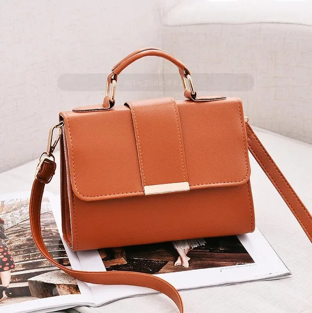Soft PU Leather Small Flap Bag | New Summer Fashion Crossbody Purse Luxegan