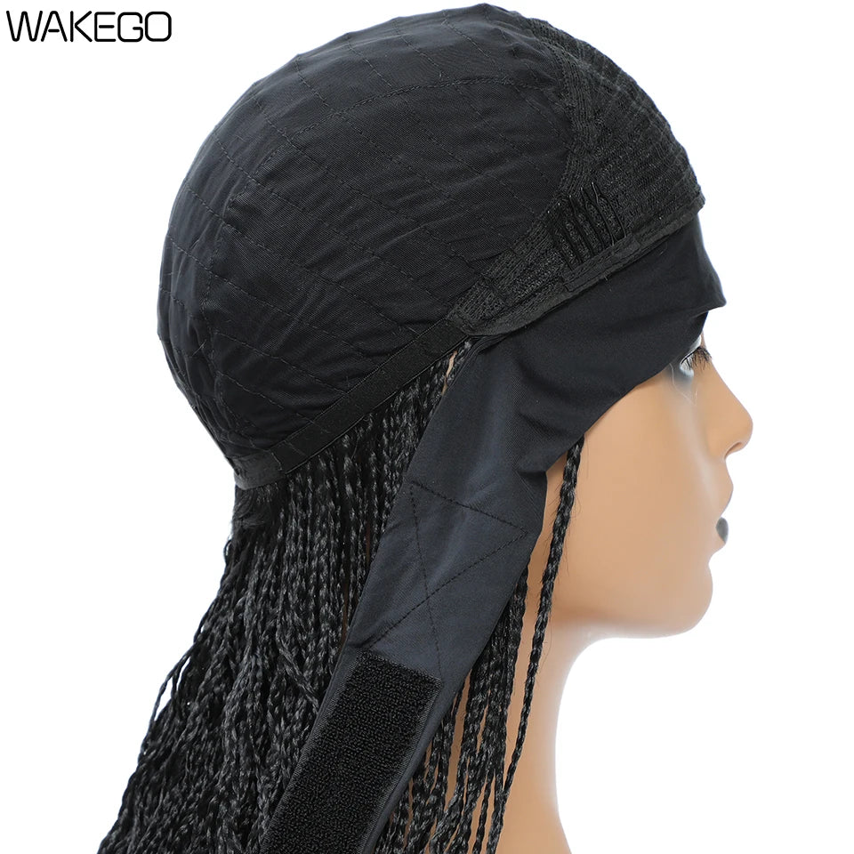 24 Inch Box Braid Headband Wig | Crochet | 4 Colours