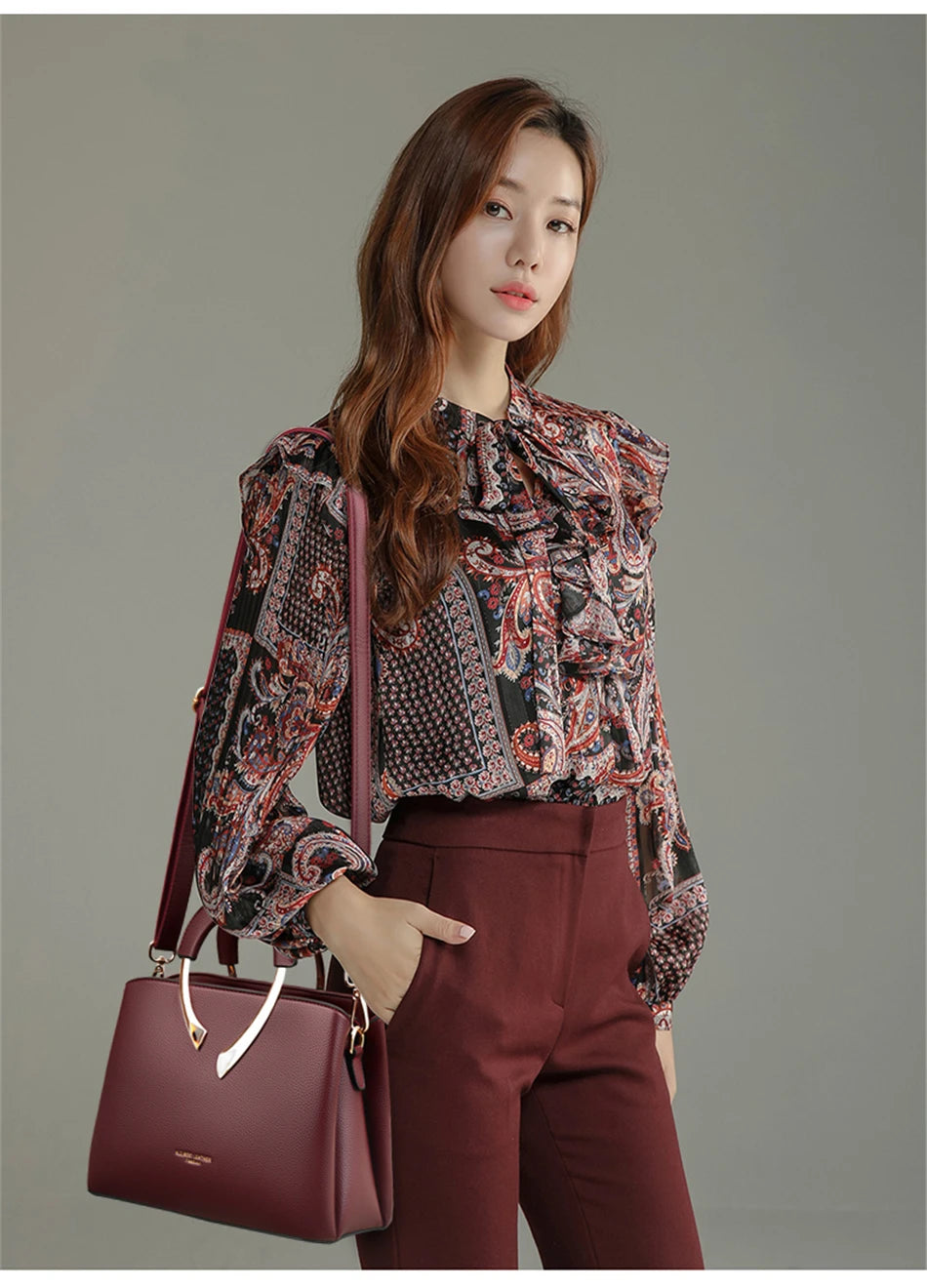 High-Quality Microfiber Leather Casual Tote | Luxury Designer Handbag for Women | Sophisticated Shoulder & Crossbody Bag | Elegant Solid Color Satchel with Smart Partitioning Luxegan
