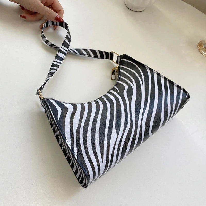 Summer New Shoulder Bags for Women High Quality Zebra Underarm Handbags | PU Leather Leopard - view 9