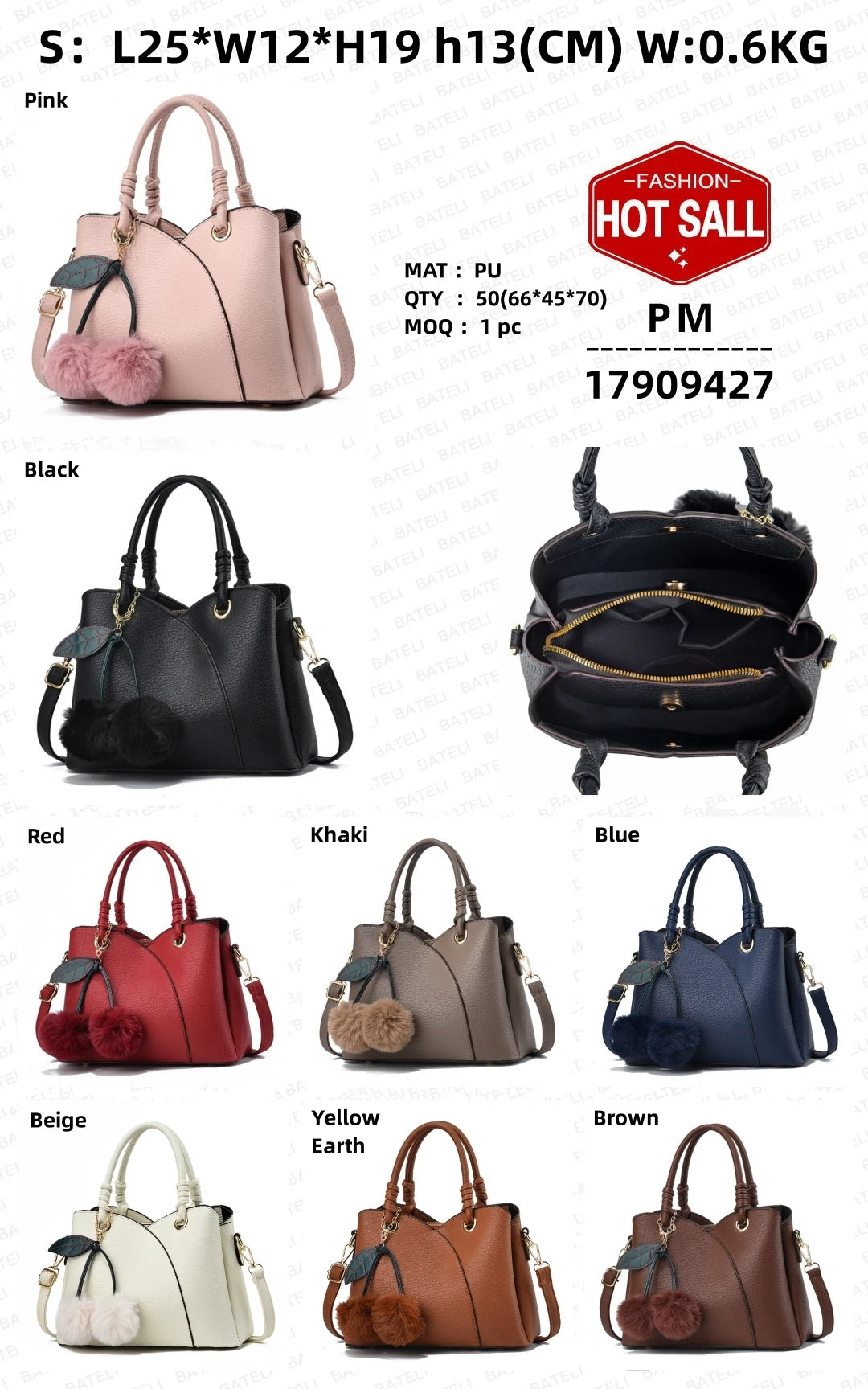 New Retro Large Capacity Women’s Shoulder Bag | Simple & Elegant "Mom Style" Tote | Versatile PU Leather Diagonal Crossbody | Fashionable Leisure Handbag for Women (Model BTL-17909) Luxegan