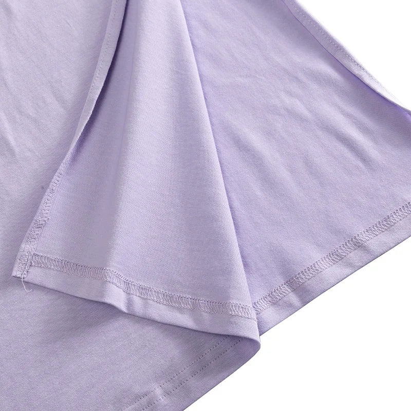 Original Casual 94% Cotton Summer Women's Dresses Solid Short Sleeve Spilt Long Midi Dress Fashion Sundress Female Clothing