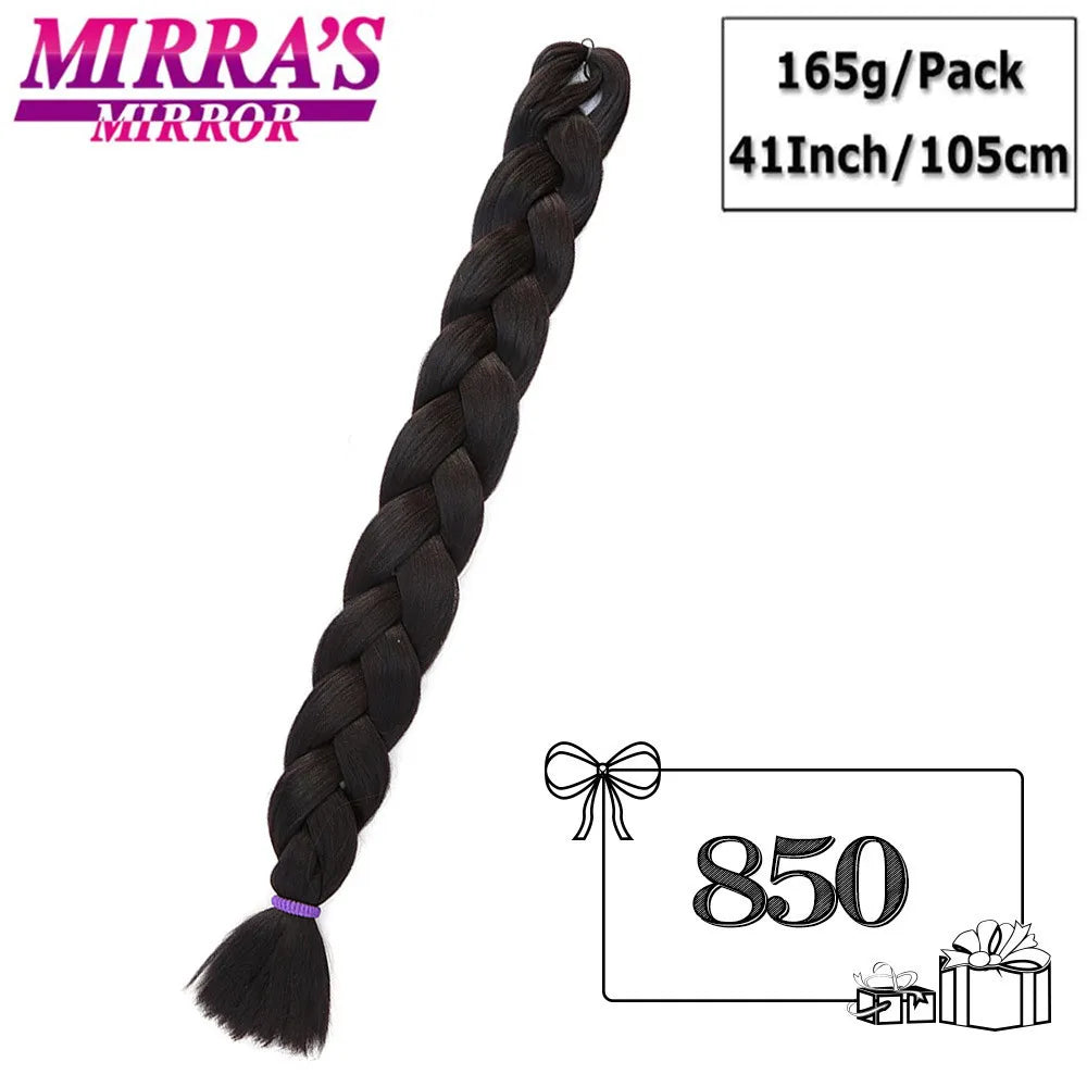 Super Jumbo Braiding Hair Extensions – 41 Inch (105cm) | 165g/Pack | 44 Colors | High-Temp - view 8