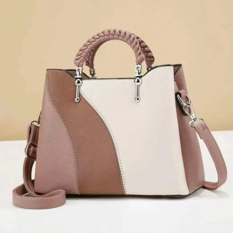 New Trendy Large Capacity Handbag | Versatile Single Shoulder & Crossbody Bag for Women | Premium PU Leather Daily Messenger Bag | Fashionable Class & Work Tote (Model BTL-18379-SLQ) Luxegan