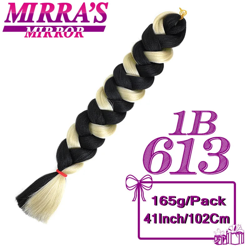Super Jumbo Braiding Hair Extensions – 41 Inch (105cm) | 165g/Pack | 44 Colors | High-Temp - view 30