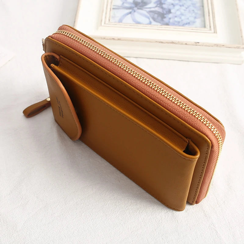 Custom Zipper Shoulder Bag Handbags Womens Bags High Capacity Crossbody Bags for Ladies Long Purse Clutch Phone Wallet