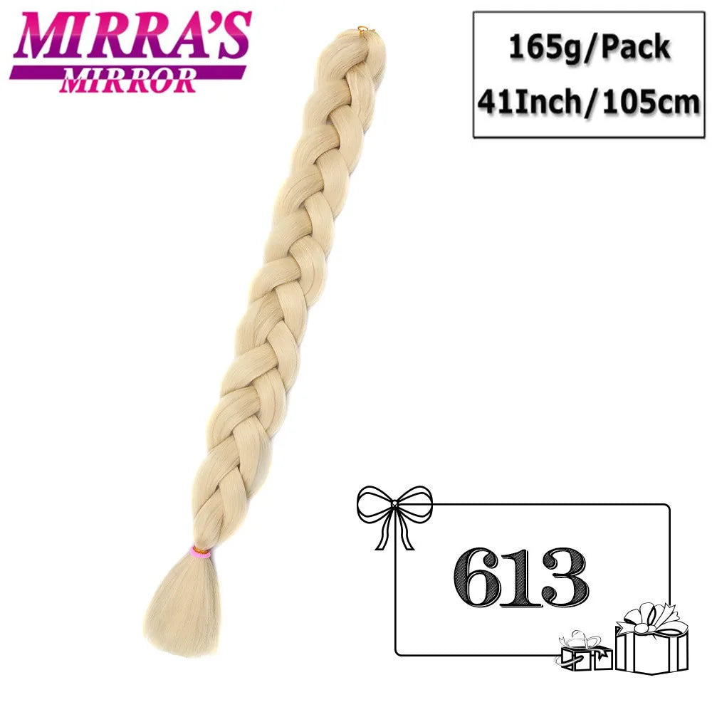 Super Jumbo Braiding Hair Extensions – 41 Inch (105cm) | 165g/Pack | 44 Colors | High-Temp - view 33