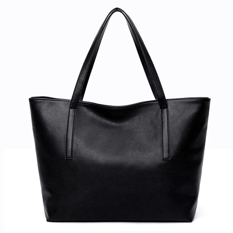 Retro Tassel Tote Bag | Large Capacity PU Leather Handbag Luxegan