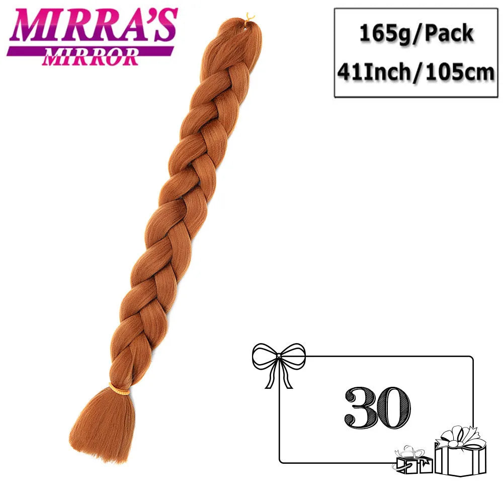 Super Jumbo Braiding Hair Extensions – 41 Inch (105cm) | 165g/Pack | 44 Colors | High-Temp - view 21