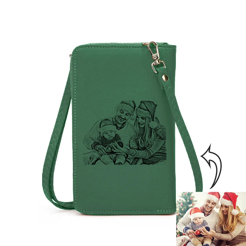 Custom Zipper Shoulder Bag Handbags Womens Bags High Capacity Crossbody Bags for Ladies Long Purse Clutch Phone Wallet