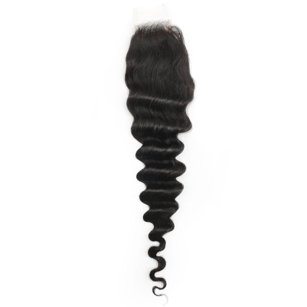 Deep Wave 2x6 HD Lace Human Hair Closure Luxegan