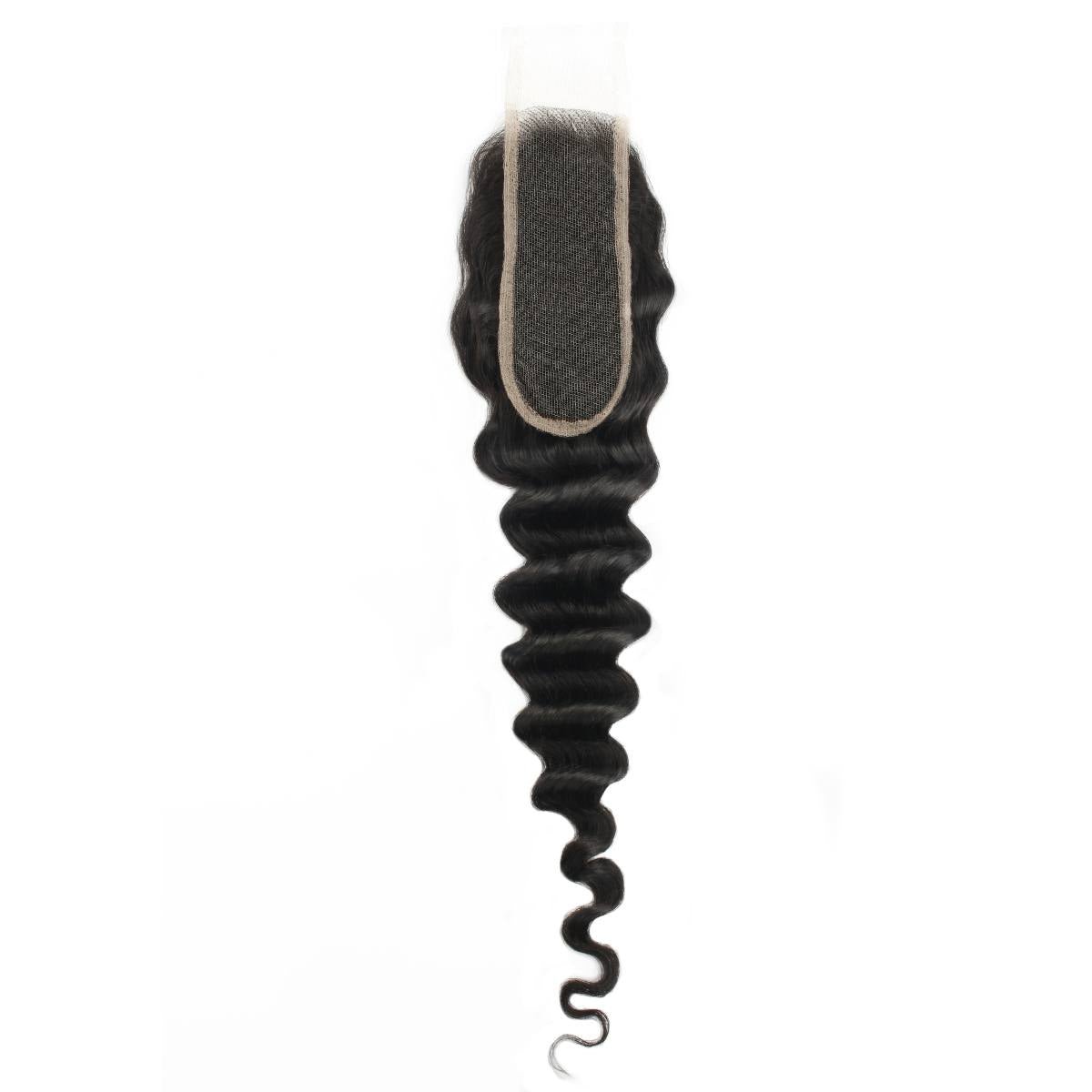 Deep Wave 2x6 HD Lace Human Hair Closure Luxegan