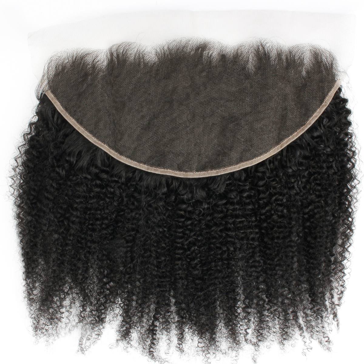 Afro Kinky 13x6 HD Lace Human Hair Frontal Luxegan