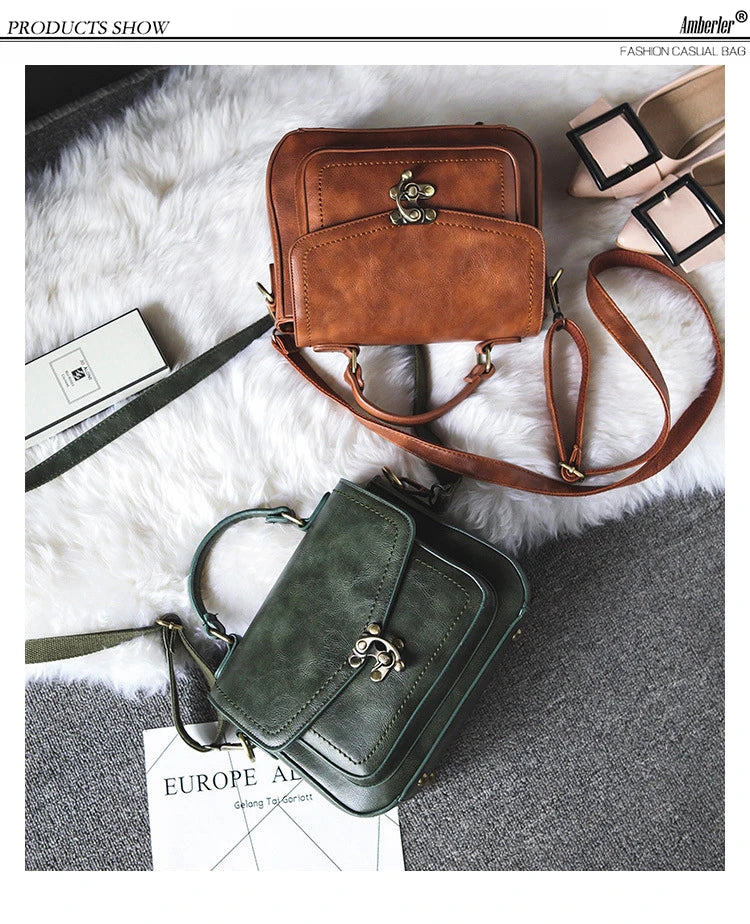 Women’s Designer Shoulder Bag | Luxury PU Leather Small Handbag | Versatile Crossbody Messenger Bag | Casual Female Travel Purse & Fashion Flap Bag (Model AB182) Luxegan