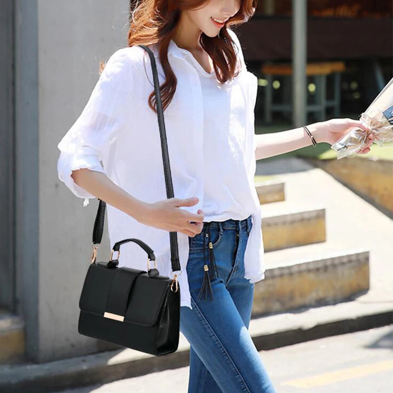 Soft PU Leather Small Flap Bag | New Summer Fashion Crossbody Purse Luxegan