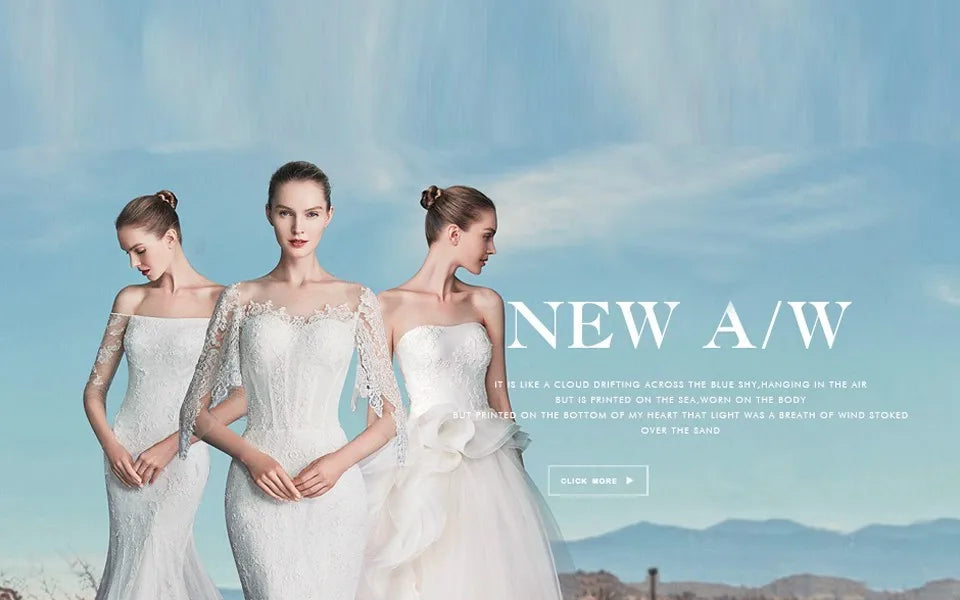 Customized Wedding Dresses Long Sleeve Bride Dress Lace Appliques Scoop Bridal Gown Vestidos De Novia
