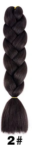 Ombre Jumbo Braiding Hair | Kanekalon Synthetic | 95+ Colours | 24 Inches
