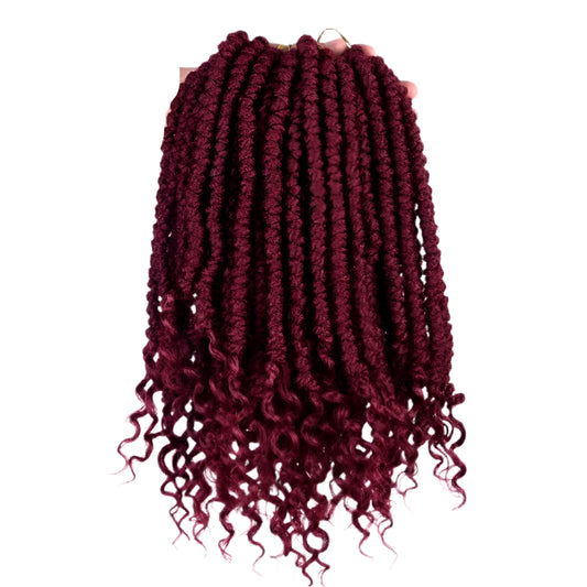 12" Senegalese Twist Crochet Hair Extensions | Pure Synthetic Braiding Hair Luxegan