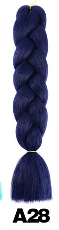 Ombre Jumbo Braiding Hair | Kanekalon Synthetic | 95+ Colours | 24 Inches