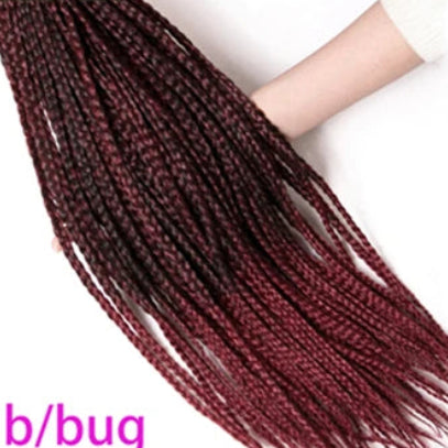 Box Braids Crochet Hair | 22 Strands Low Temp Fiber | 14 & 18 Inch | 9 Colors - view 8