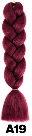 Ombre Jumbo Braiding Hair | Kanekalon Synthetic | 95+ Colours | 24 Inches