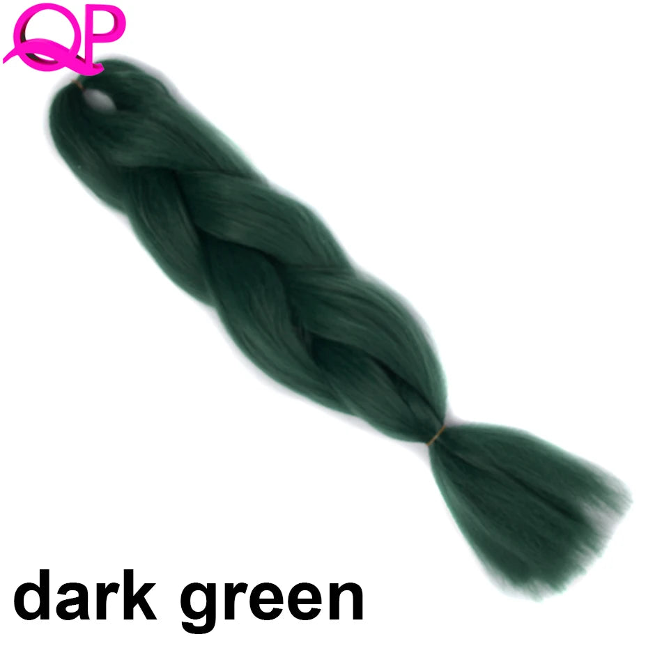 Ombre Jumbo Braiding Hair | Kanekalon Synthetic | 95+ Colours | 24 Inches