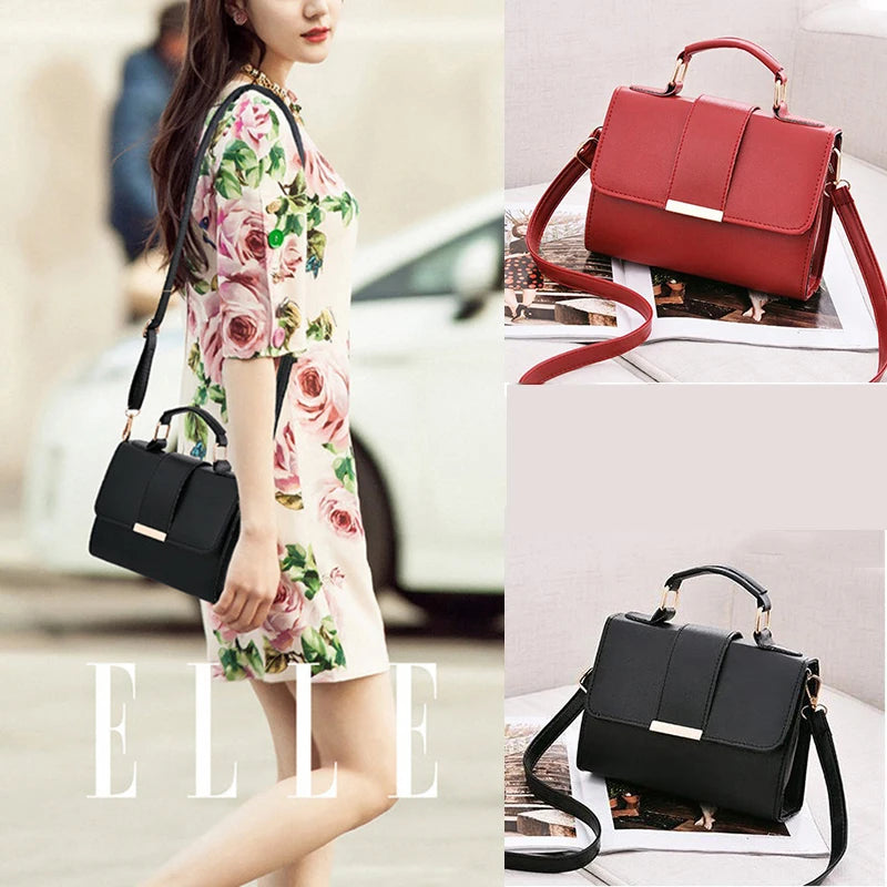 Soft PU Leather Small Flap Bag | New Summer Fashion Crossbody Purse Luxegan