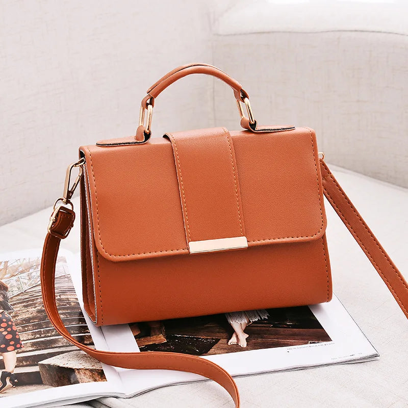 Soft PU Leather Small Flap Bag | New Summer Fashion Crossbody Purse Luxegan