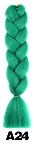Ombre Jumbo Braiding Hair | Kanekalon Synthetic | 95+ Colours | 24 Inches
