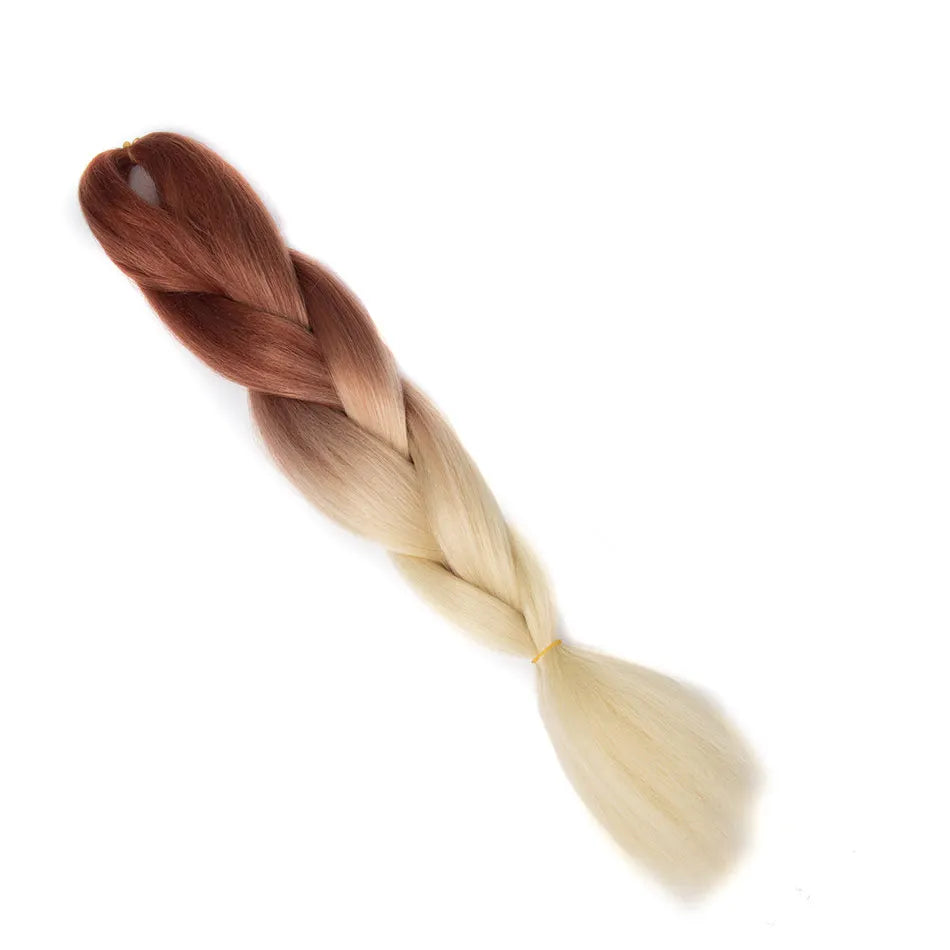 Ombre Jumbo Braiding Hair | Kanekalon Synthetic | 95+ Colours | 24 Inches