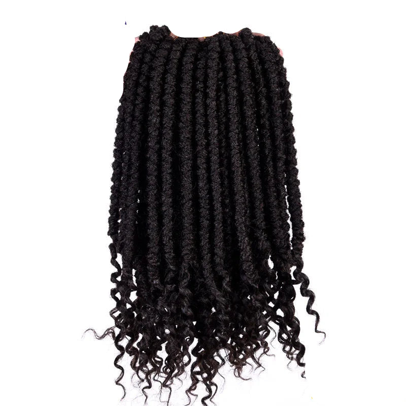 12" Senegalese Twist Crochet Hair Extensions | Pure Synthetic Braiding Hair Luxegan