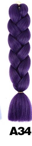 Ombre Jumbo Braiding Hair | Kanekalon Synthetic | 95+ Colours | 24 Inches