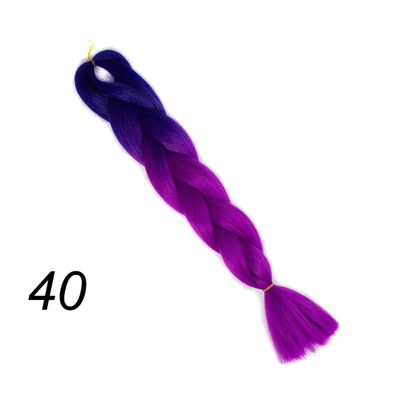Ombre Jumbo Braiding Hair | Kanekalon Synthetic | 95+ Colours | 24 Inches