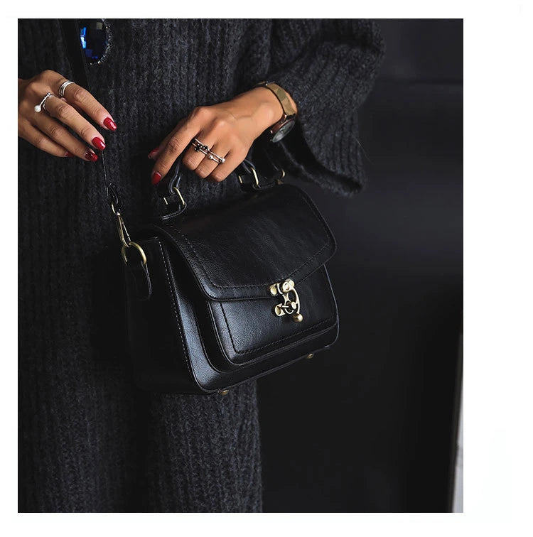 Women’s Designer Shoulder Bag | Luxury PU Leather Small Handbag | Versatile Crossbody Messenger Bag | Casual Female Travel Purse & Fashion Flap Bag (Model AB182) Luxegan