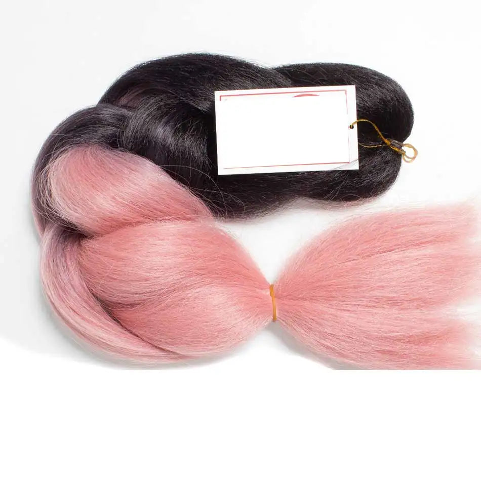 Ombre Jumbo Braiding Hair | Kanekalon Synthetic | 95+ Colours | 24 Inches