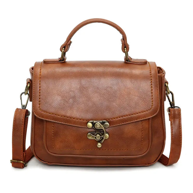 Women’s Designer Shoulder Bag | Luxury PU Leather Small Handbag | Versatile Crossbody Messenger Bag | Casual Female Travel Purse & Fashion Flap Bag (Model AB182) Luxegan
