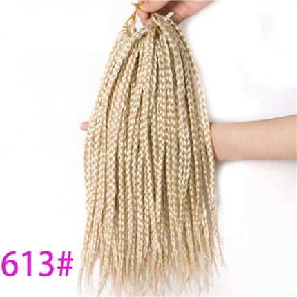 Box Braids Crochet Hair | 22 Strands Low Temp Fiber | 14 & 18 Inch | 9 Colors - view 6