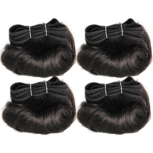 Brazilian Curly Hair Weave Bundles – 4 Pcs/Lot 100% Remy Human Hair Afro Curly Weave 5 5 6 7 - view 2
