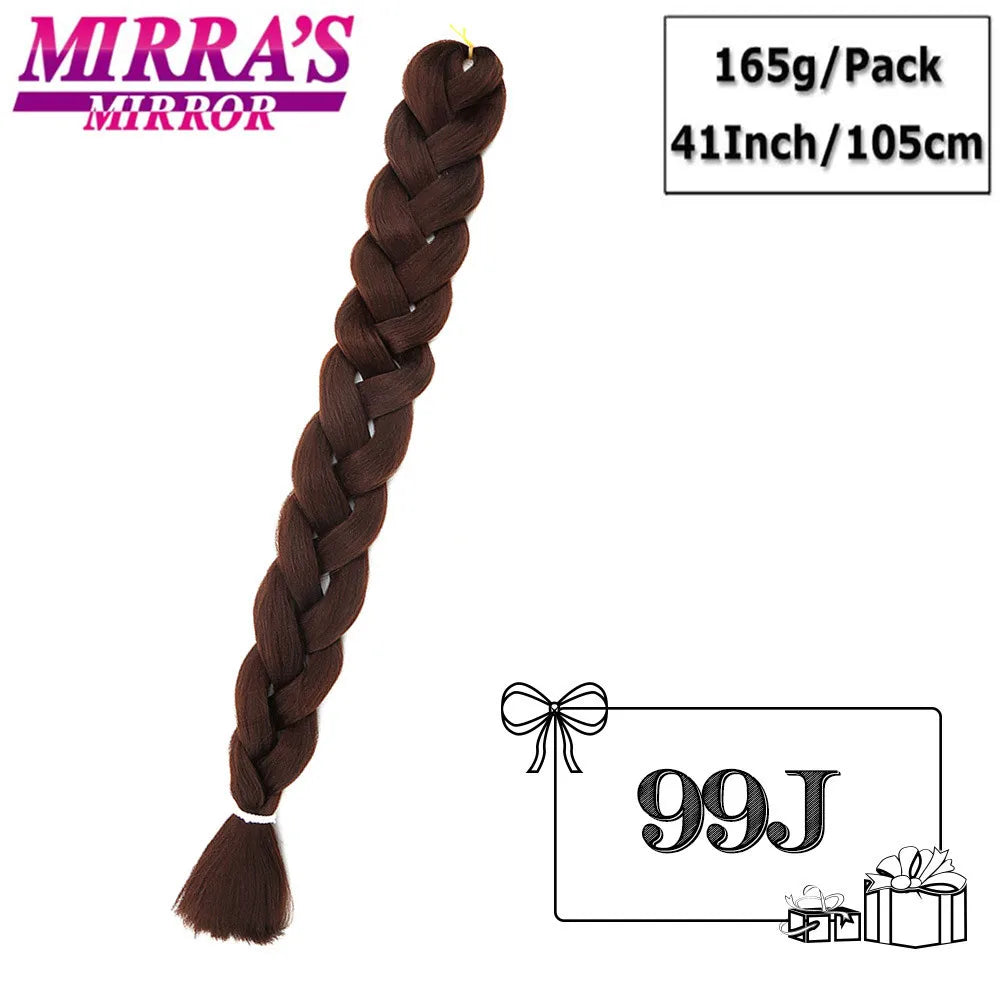 Super Jumbo Braiding Hair Extensions – 41 Inch (105cm) | 165g/Pack | 44 Colors | High-Temp - view 36