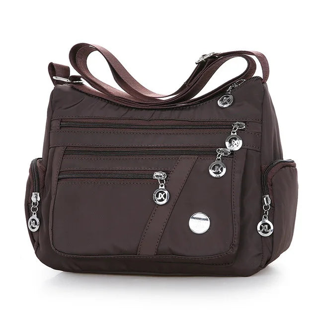 Waterproof Nylon Oxford Crossbody Bag | Large Capacity Handbag Luxegan